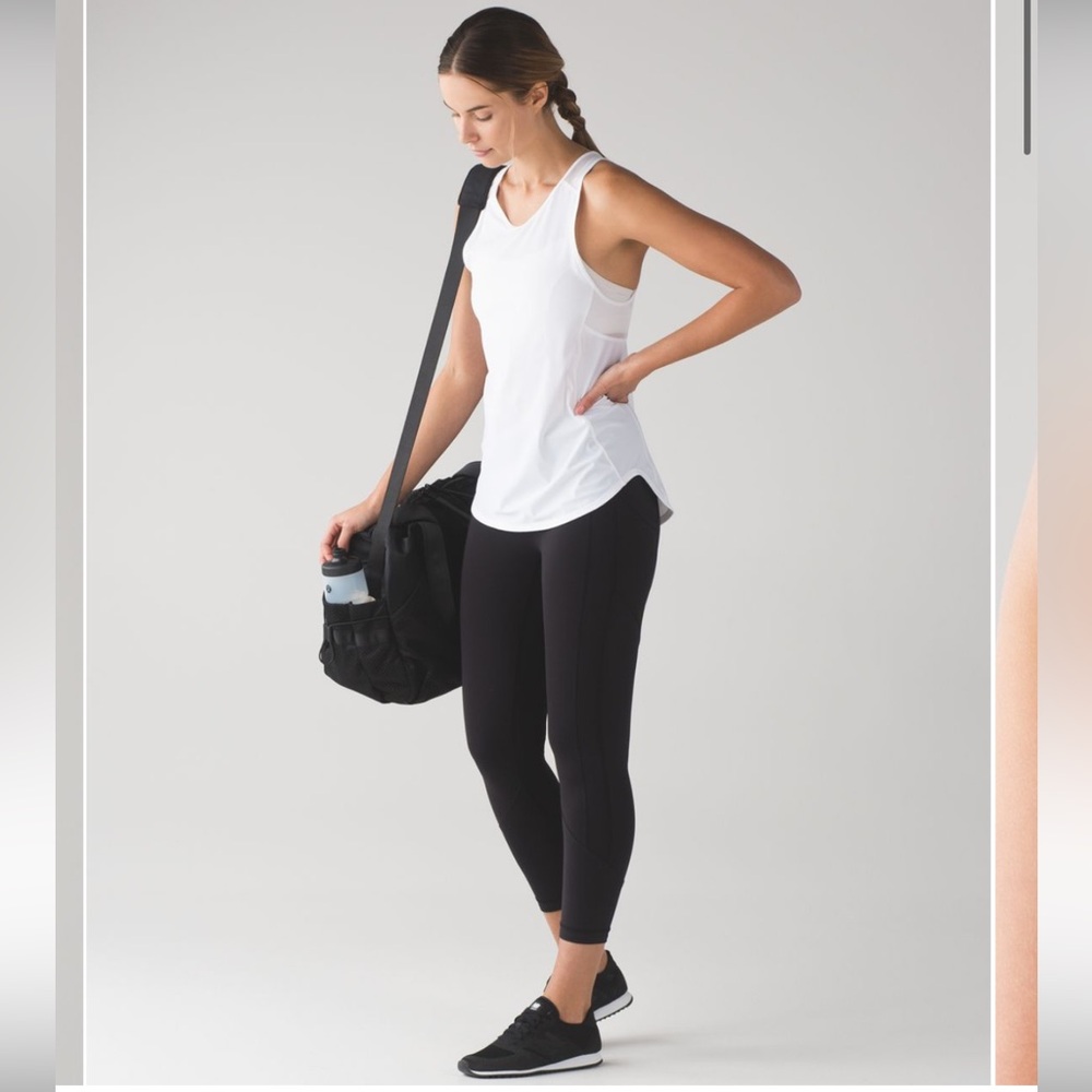 Lululemon x Soulcycle White Sculp Tank II Top Size 2 NWT